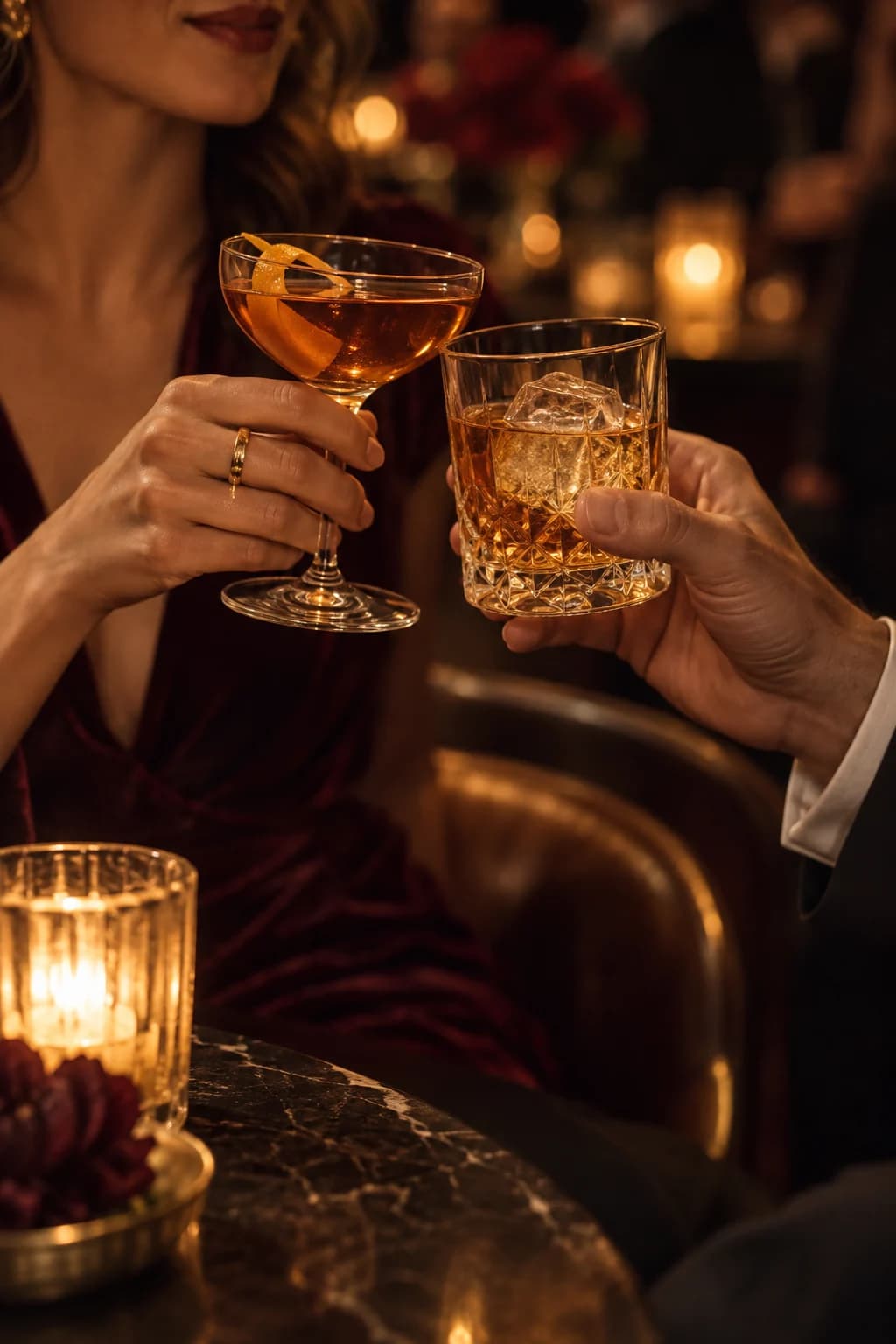 A toast to an evening in good company